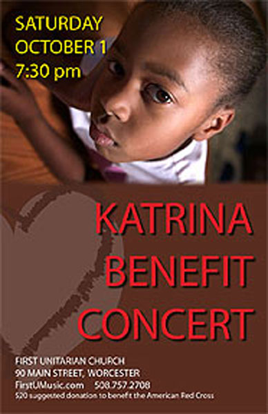 katrina benefit concert poster